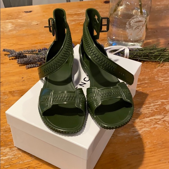 Givenchy Green Sandals - Picture 1 of 3
